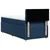 Vidaxl Box spring postelja z vzmetnico modra 90x190 cm blago