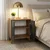Hanah Home noćni ormarić Lumen, 51,5 cm, atlantski bor / antracit