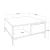 Hanah Home Klub sto Shp-660-Tt-1, 90x42x90 cm, Smeđi