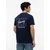 Tommy Jeans Majica SIGN FLAG mornarska/bela