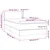 Vidaxl Box spring postelja z vzmetnico temno rjava 100x200 cm blago
