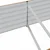 Vidaxl Dvignjena gredica Rjava 320 x 80 x 44 cm Jeklo