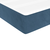 Vidaxl Box spring postelja z vzmetnico temno modra 100x200 cm žamet