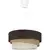 Brilagi - Luster na sajli TRIO 1xE27/60W/230V prečnik 40 cm braon/bež/bela