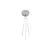 Opviq Podna lampa 191, 145 cm, E27, Bela