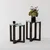 Hanah home Klub sto Amalfi 40x45x40cm Antracit
