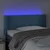 LED uzglavlje tamnoplavo 103x16x78/88 cm baršunasto