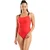 Arena elastic solid swimsuit red s - uk32