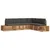Set vanjskih sofa Prirodna i antracit 273 x 213,5 x 73 cm