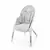 KINDERKRAFT Stolica za hranjenje beba Dinnly Light, do 15 kg, Siva