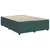 vidaXL Postelja boxspring z vzmetnico Temno zelena 140 x 190 cm Žamet