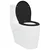 WC daska Crna 47 x 37 x 4 cm Duroplast
