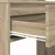 Vidaxl Toaletne mize za spalnice Sonoma hrast 80 x 39,6 x 135 cm