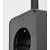 Rabalux Zidna lampa, USB punjač Tivro, LED 4W, CCT 3000-6000K, Crna