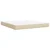 Vidaxl Box spring postelja z vzmetnico krem 180x200 cm blago
