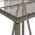 Vanjski barski stol sivi 70 x 70 x 110 cm od poliratana