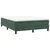 Okvir za krevet s oprugom tamnozeleni 140x190 cm baršunasti