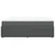 Vidaxl Box spring posteljni z vzmetnico temno siv 140x190 cm blago