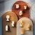 KARE Ukrasna figura Thought, 27cm, Braon