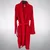 Bade Mantil Frotir Red XXL Dug rukav Kragna