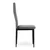 Northix Stoli z izoblikovanim naslonom - GREY VELVET - Set 4