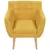 Fotelja Tkanina 67x59x77 cm Žuta