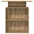 Recepcijski stol Artisan hrast 100x40x104 cm izrađeno drvo