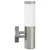 Vanjska zidna lampa 2 pcs Srebrno 15 x 7,5 x 33 cm