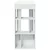 Barski stol s stalcima bijeli 102x50x103,5 cm konstruirano drvo