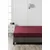 Maroon Ranforce Jednobojni Fitted Čaršaf