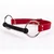 Devil Sticks Soft Lamb Leather Silicone Mouth Piece Red