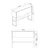 Hanah Home Komoda Luxe 120x80x30cm Bež-Zlatna