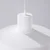 Sollux SL.1702 - Luster na sajli BILO 1xE27/15W/230V O 35 cm bela