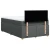 vidaXL Box spring postelja z vzmetnico temno siva 120x200 cm blago