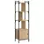 Regal za knjige s vratima boja hrasta 44,5x30x154,5 cm drveni