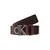 Calvin Klein Jeans Pas  temno rjava / srebrna