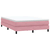 Box Spring krevet bez madracem ružičasti 140x220 cm baršun