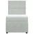 Vidaxl Box spring postelja z vzmetnico svetlo siv 90x190 cm žamet