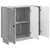 Kreveta Siva sonoma 89 x 34,5 x 80 cm Konstruirano drvo