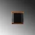 Opviq Zidna lampa Bera-15305, 15x15x11cm, IP20, Crna