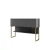 Hanah Home Komoda Luxe 120x80x30cm Zlatno-Antracit