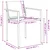 Vrtne stolice 2 pcs Crna i antracit 53,5 x 59 x 77 cm