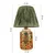 Opviq Stona lampa YL683, 25x20x38 cm, IP20, Zelena