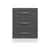 Hanah Home kuhinjski element Minar 7990, 60 cm, beli / antracit