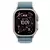 49mm Light Blue Alpine Loop - Medium - Natural Titanium Finish