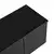 Nordure TV komoda, 180x50x30cm, Crna