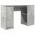 Stol beton sivi 120x42x76 cm konstruirano drvo