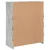 Komoda s LED svjetlima siva boja betona 81x37x100 cm