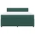 Vidaxl Box spring postelja z vzmetnico temno zelena 180x200 cm žamet