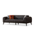 Atelier del Sofa Trosed na razvlačenje Kapri 84x77x220cm Antracit
